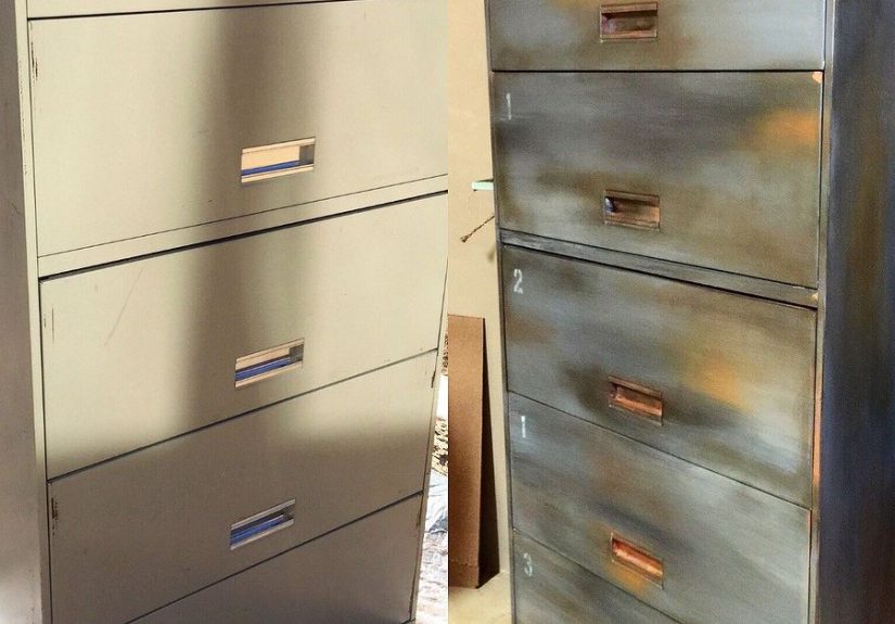 Not Your Boring File Cabinet Anymore!!