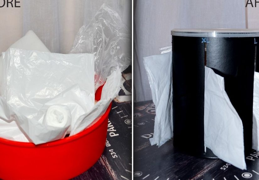Plastic Bags Rolls Organizer