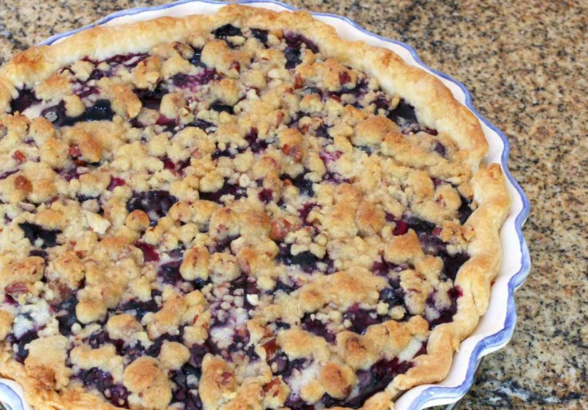 Sour Cream Blueberry Pie Recipe