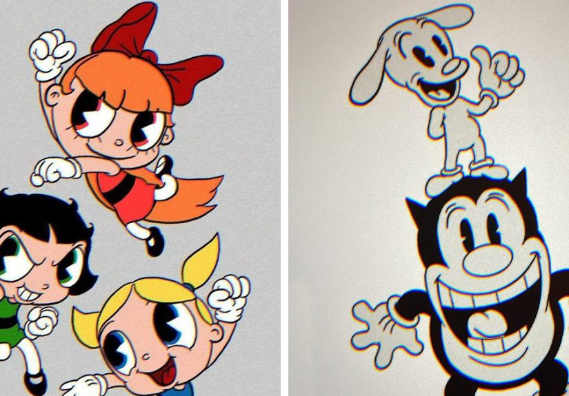 &ldquo;Trapped&rdquo; In The 1930s: Artist Draws Popular Characters In Rubber Hose Style (16 Pics)