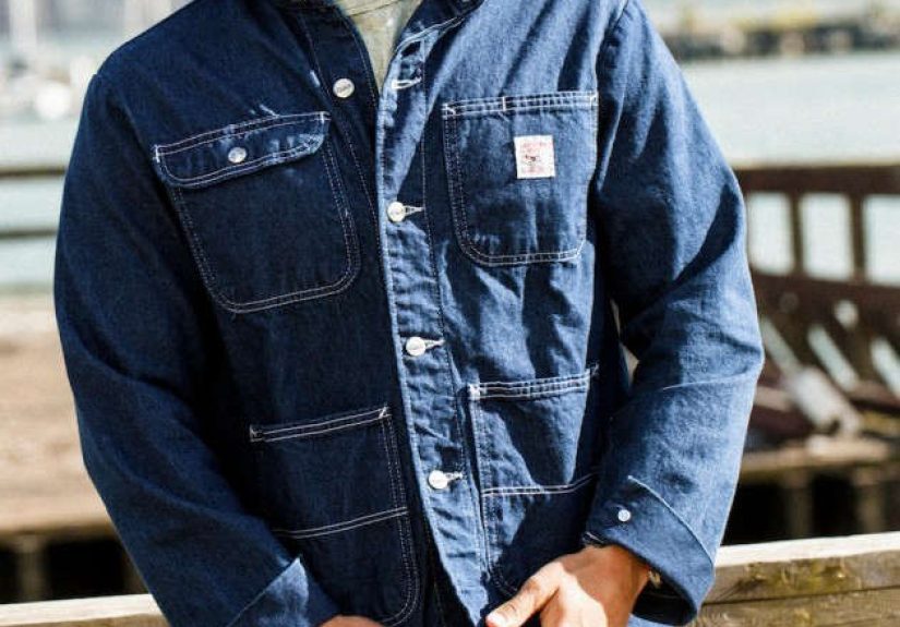 Washed Denim Chore Coat