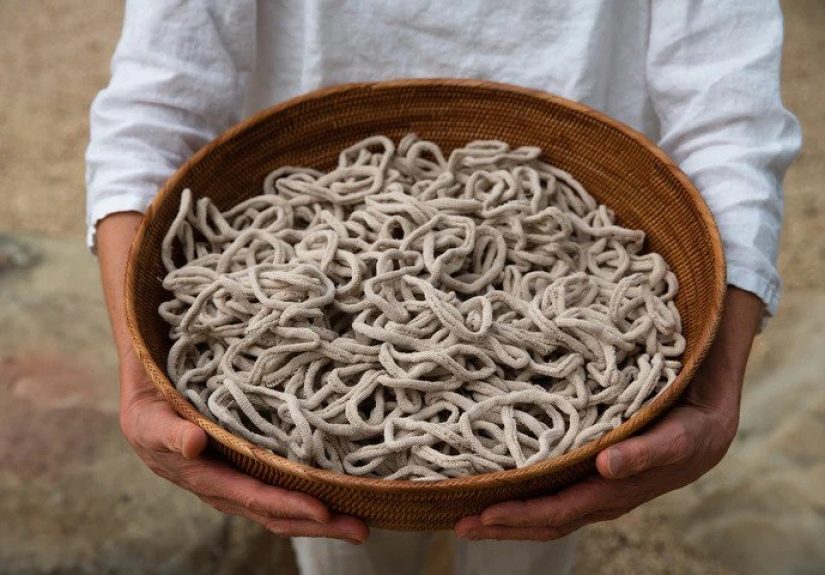 Cotton Loops for Small Loom