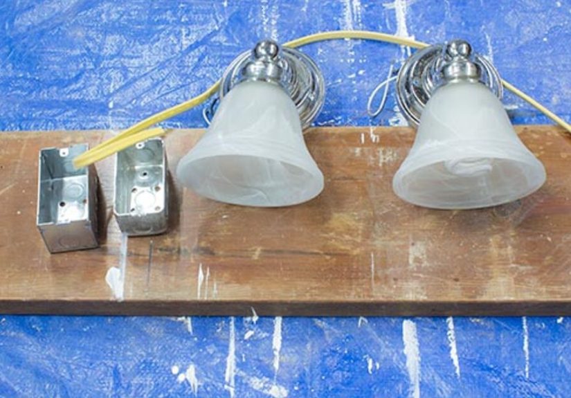 DIY Vanity Lights