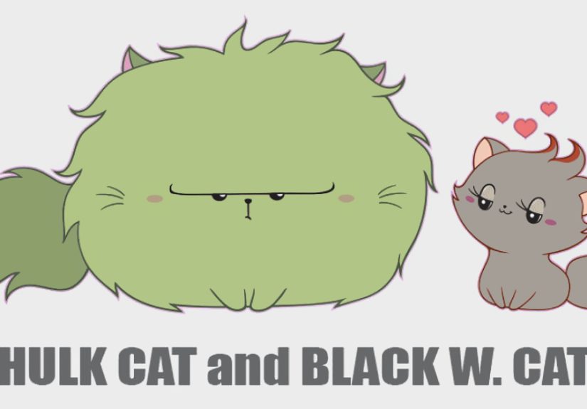 I Drew Marvel Characters As Cute Kitties