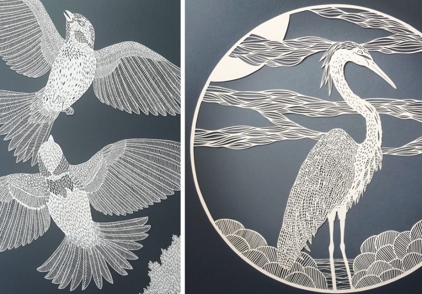 I Hand-Cut Intricate Paper Artwork Inspired By Nature And Architecture