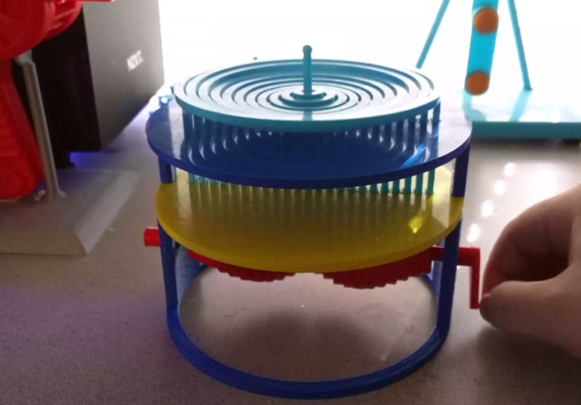 See This Mesmerizing 3D Printed Water Droplet Automaton