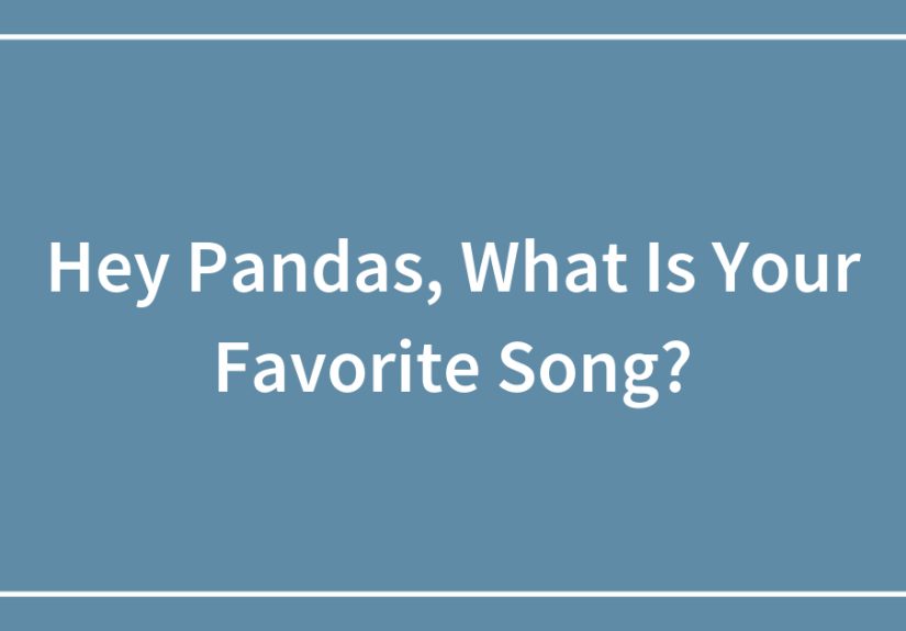 Hey Pandas, What Is Your Favorite Song?