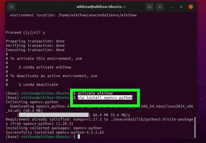 How to Install OpenCV in Anaconda